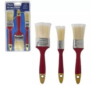 Pincel - Kit com 3 unidades